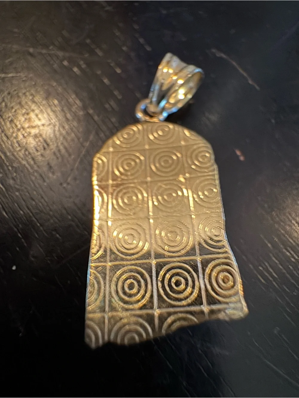 10k Jesus Face Pendant stamped acid tested - Men Accessories